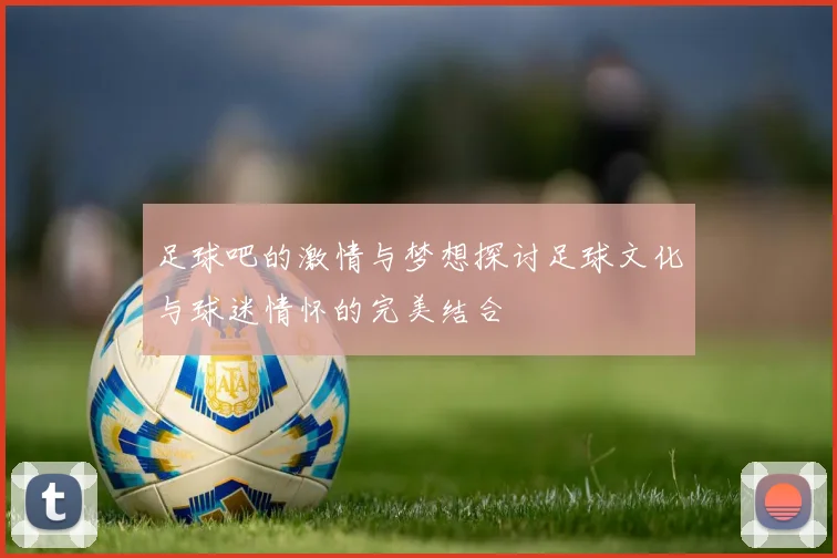 足球吧的激情与梦想探讨足球文化与球迷情怀的完美结合